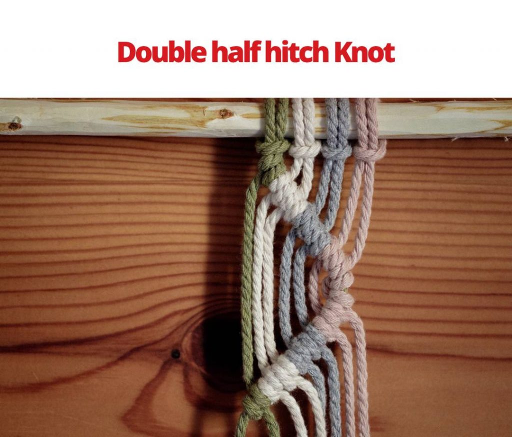 Macrame Knots Horizontal Diagonal Double Half Hitch